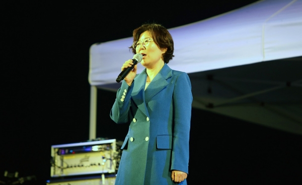김보라 안성시장, ‘드라이브 인 콘서트’ 참석
